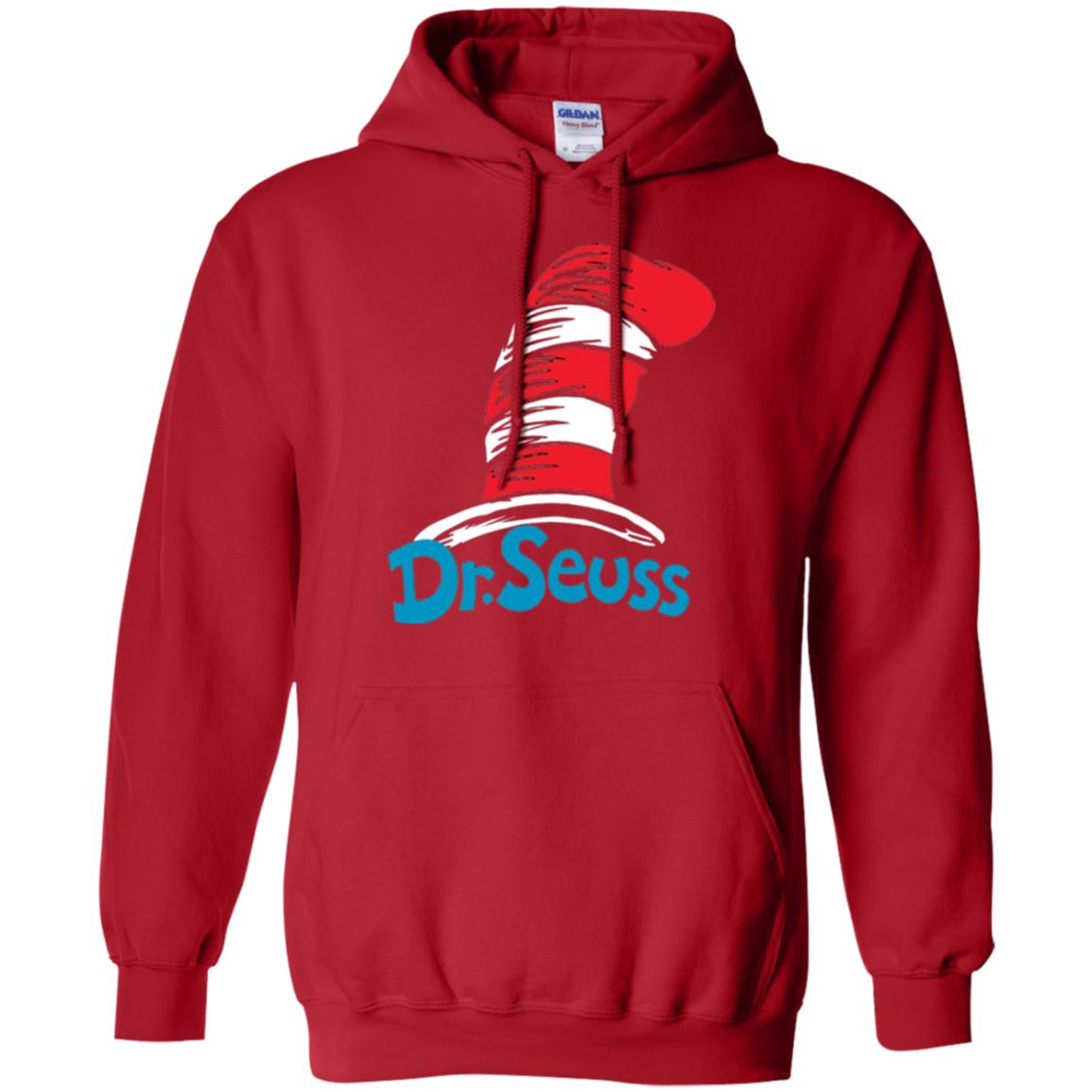 Film Lover T-shirt Dr. Seuss Hat T-shirt Red