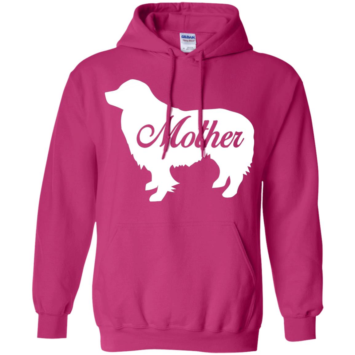 Border Collie Dog Mom T-shirt Heliconia