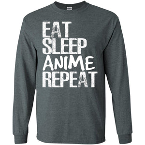 Funny Anime Binge T-shirt Eat Sleep Anime Repeat