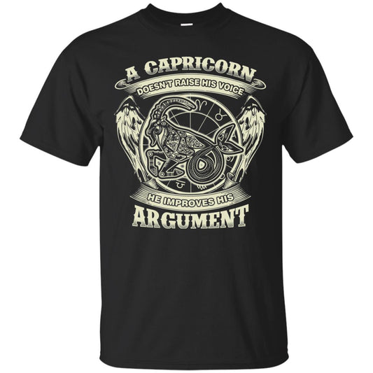 Capricorn Dosent Raise His Voice He Improve His Argument Black