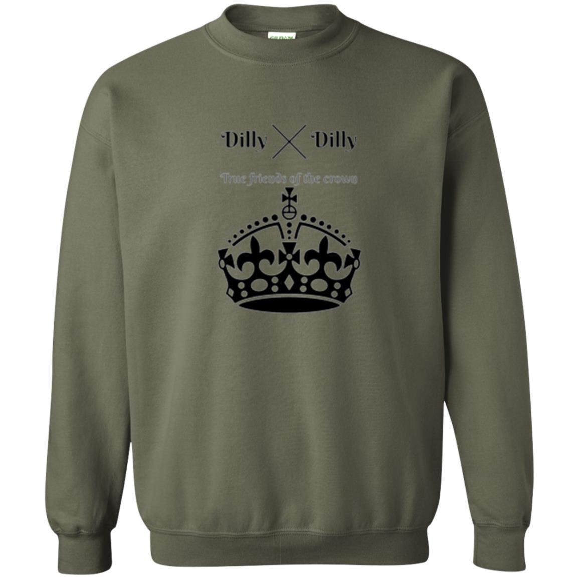 Dilly Dilly True Friends Of The Crown T-shirt Military Green