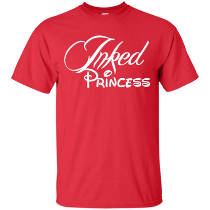 Inked Princess Cartoon Shirt Red