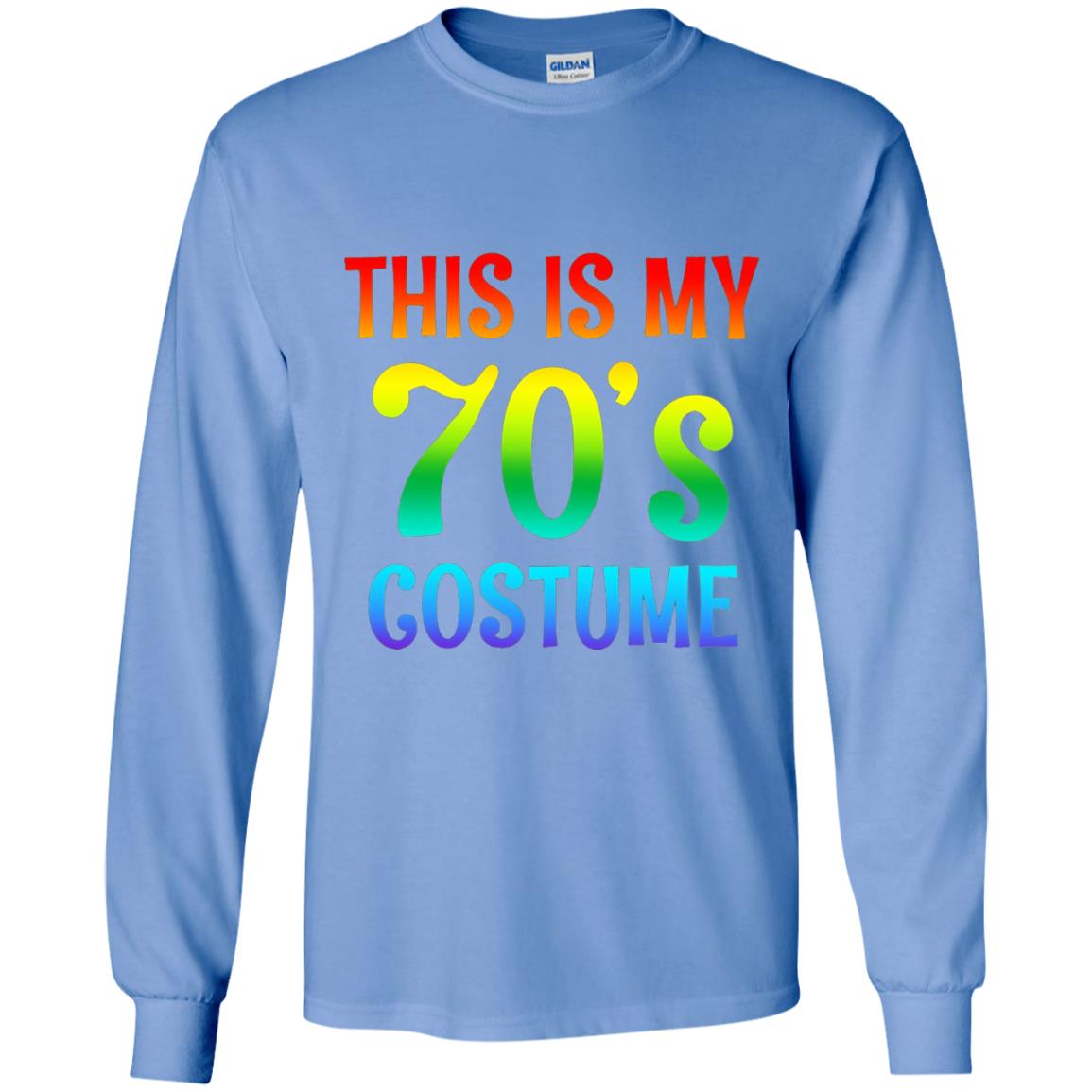 This Is My 70_s Costume T-shirt Carolina Blue