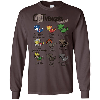 Catvengers Cat Lover Shirt Dark Chocolate