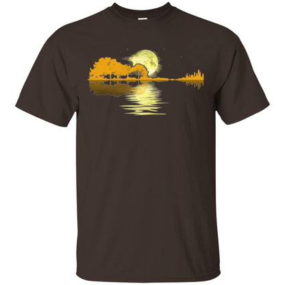 Guitar Lake Shadow T-shirt Dark Chocolate