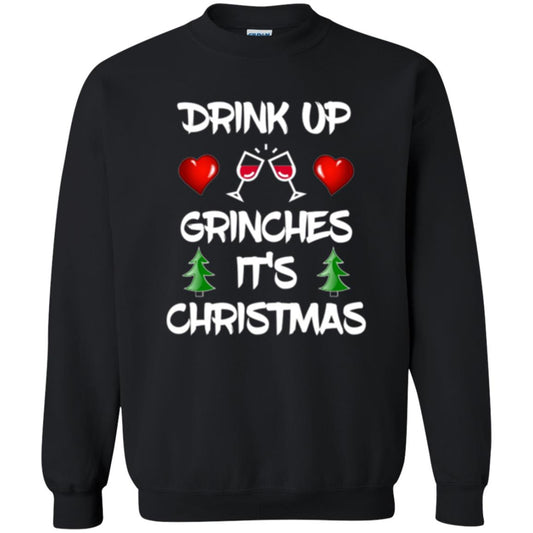 Christmas T-shirt Drink Up Grinches It_s Christmas Black