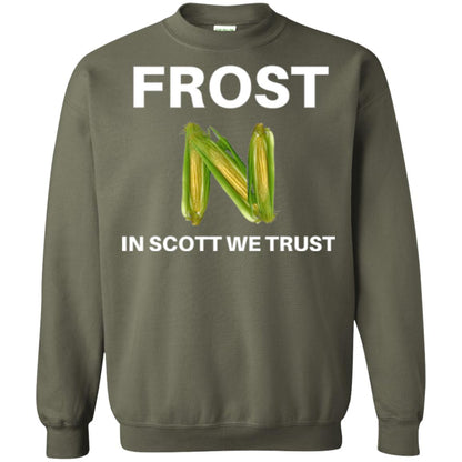 Frost Scott We Trust Nebraska Football Coach T-shirt Military Green