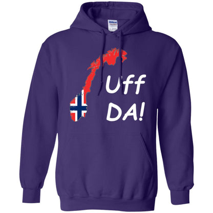 Norwegian Uff Da T-shirt Purple
