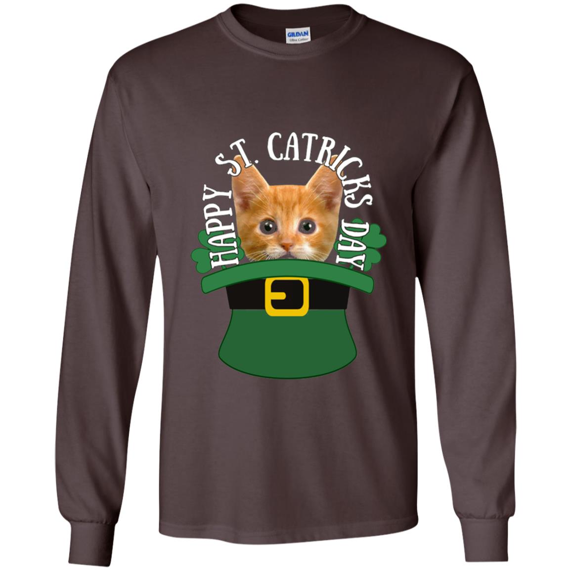 Happy Saint Patricks Day T-shirt Dark Chocolate