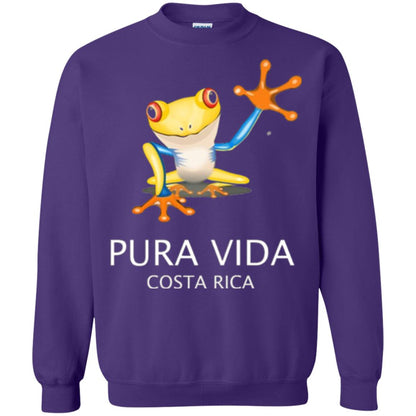 Tree Frog T-shirt Pura Vida Costa Rica T-shirt Purple