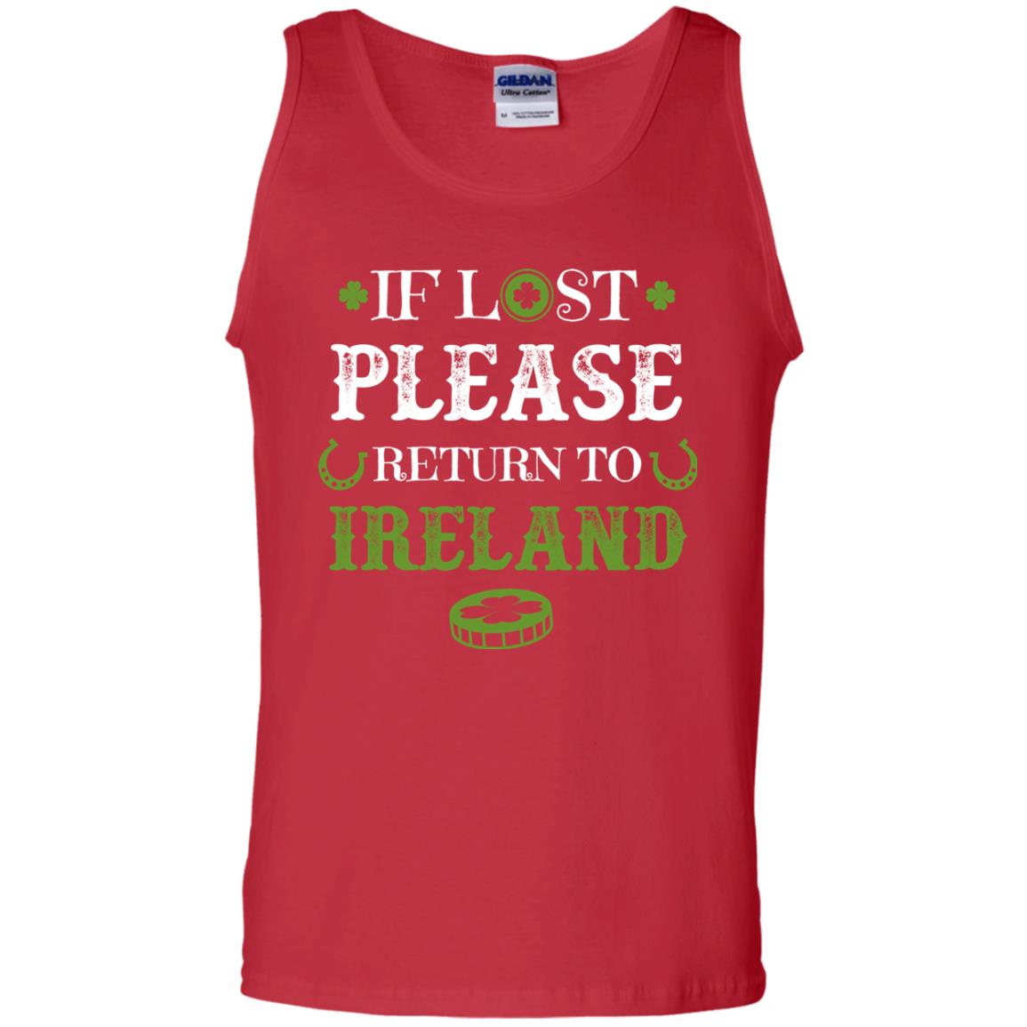 If Lost Please Return To Ireland St Patrick_s Day Shirt Red