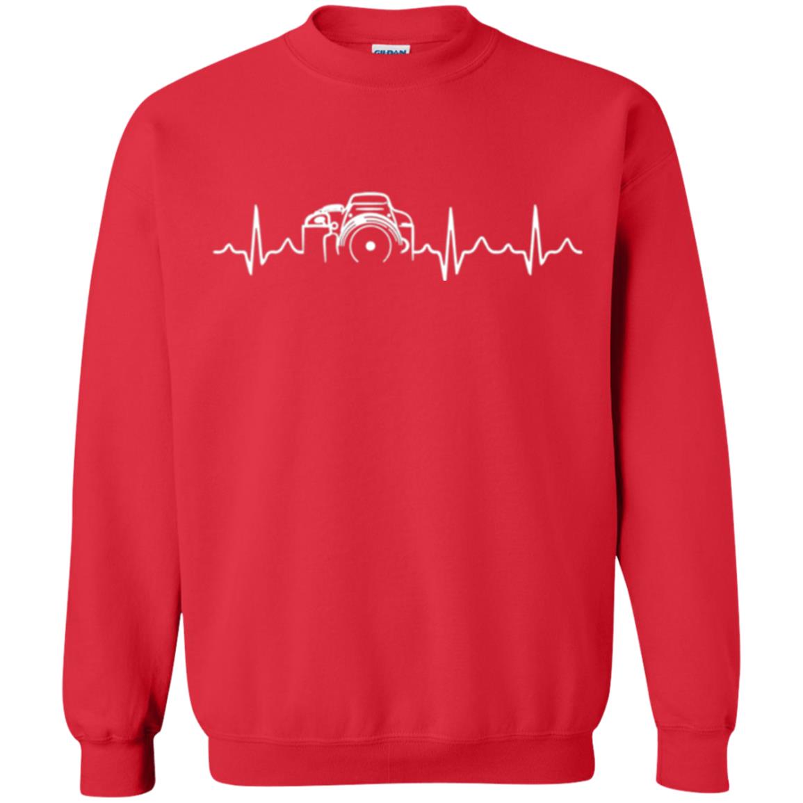 Photographer T Shirt Heartbeat Photography Red
