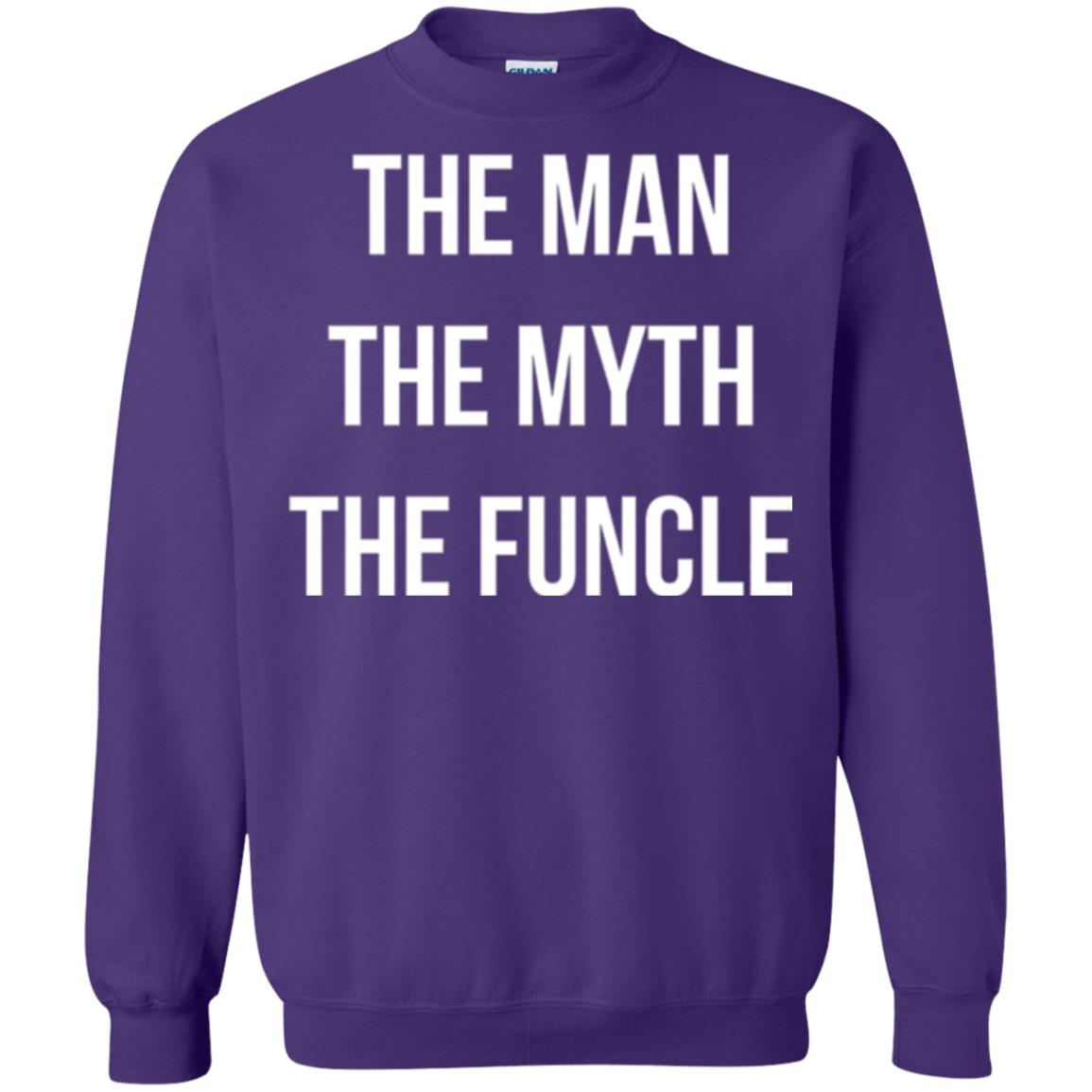 Uncle T-shirt The Man The Myth The Funcle Purple