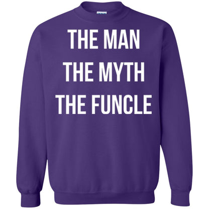 Uncle T-shirt The Man The Myth The Funcle Purple