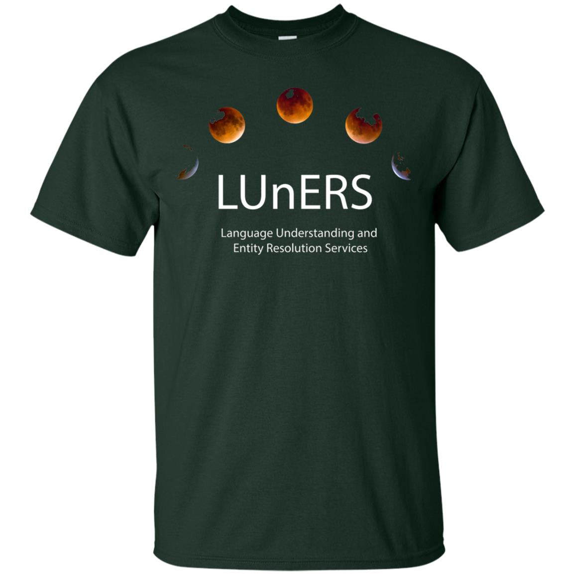 Luners Team T-shirt Language Understanding And Entity Resolution Services Forest
