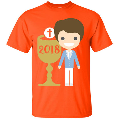 First Communion 2018 1st Holy Communion Shirt Orange
