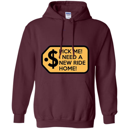 Pick Me I Need A New Ride Home Game Show T-shirts Maroon