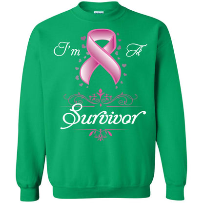 I Am A Survivor Breast Cancer Awareness Shirt Irish Green