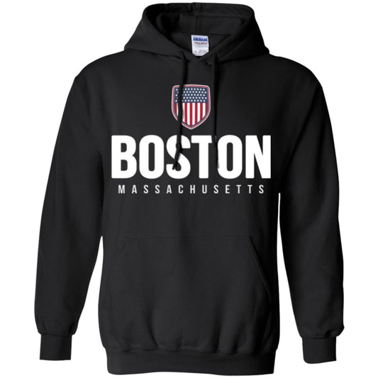 Boston Massachusetts T-shirt Black