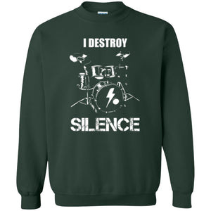 Drummer T-shirt I Destroy Silence