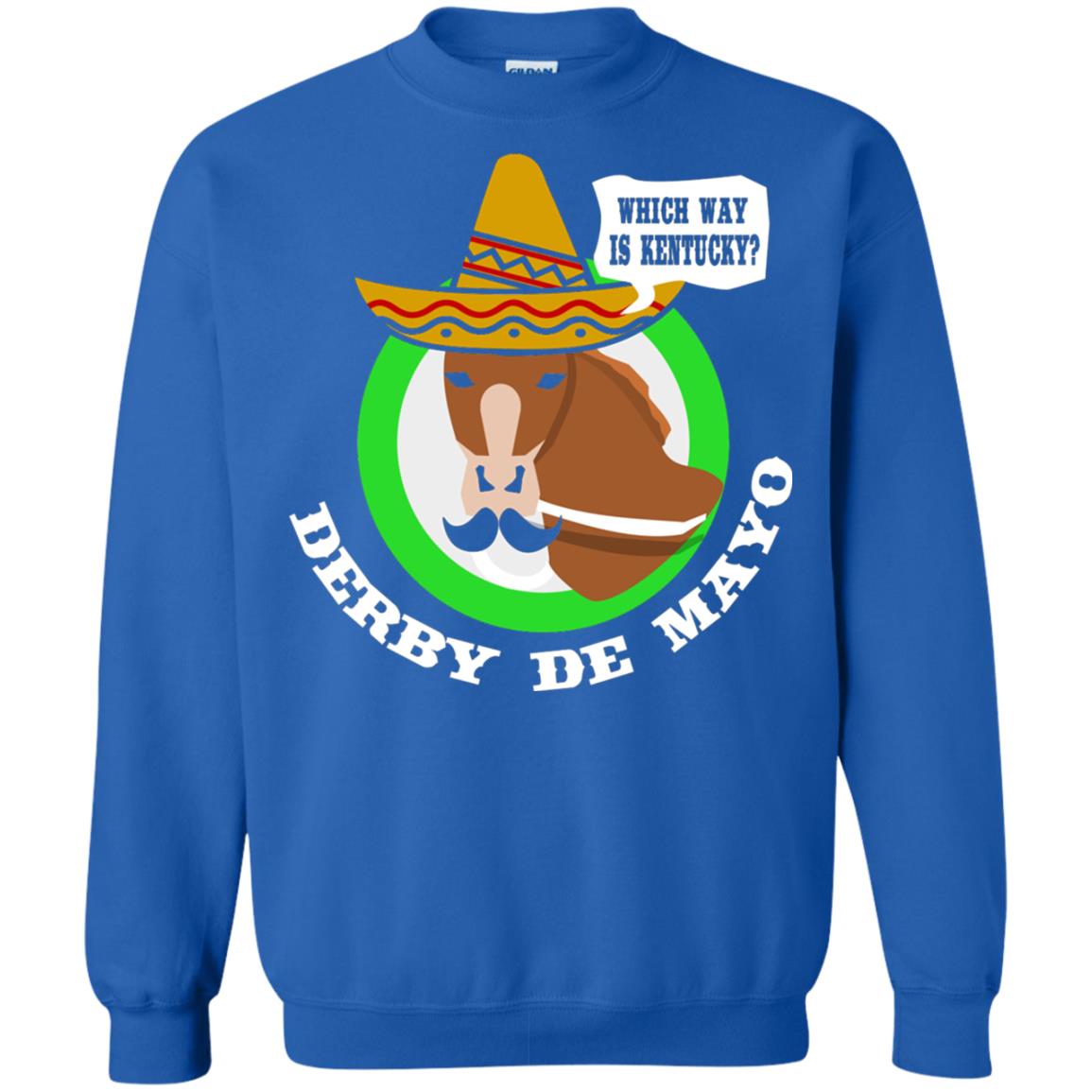 Derby De Mayo Kentucky Sombrero Mexican Horse Race T-shirt Royal