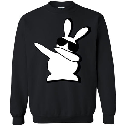 Dabbing Hip Hop Bunny Easter Dab Rabbit Dance T-shirt Black