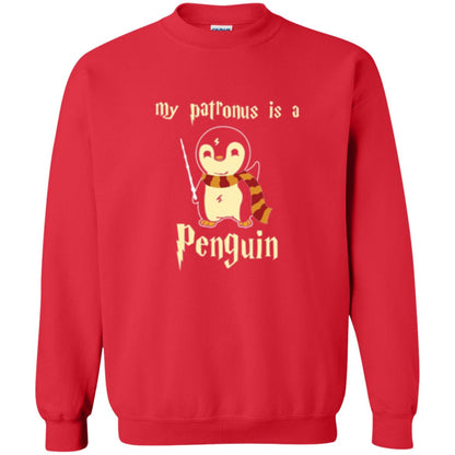 Penguin Lovers T-shirt My Patronus Is A Penguin Hot Red