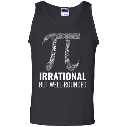 Funny Pi Shirt Irrational But Well Rounded Black