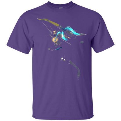 Overwatch Hanzo Dragonstrike Spray T-shirt Purple