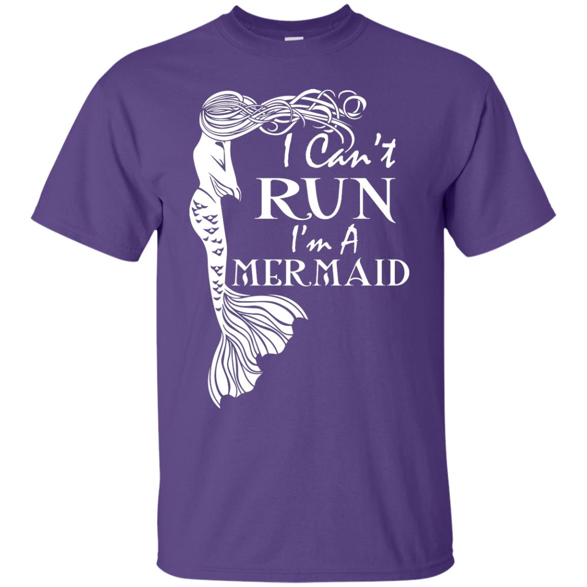 I Can’t Run I’m A Mermaid T-shirt Purple