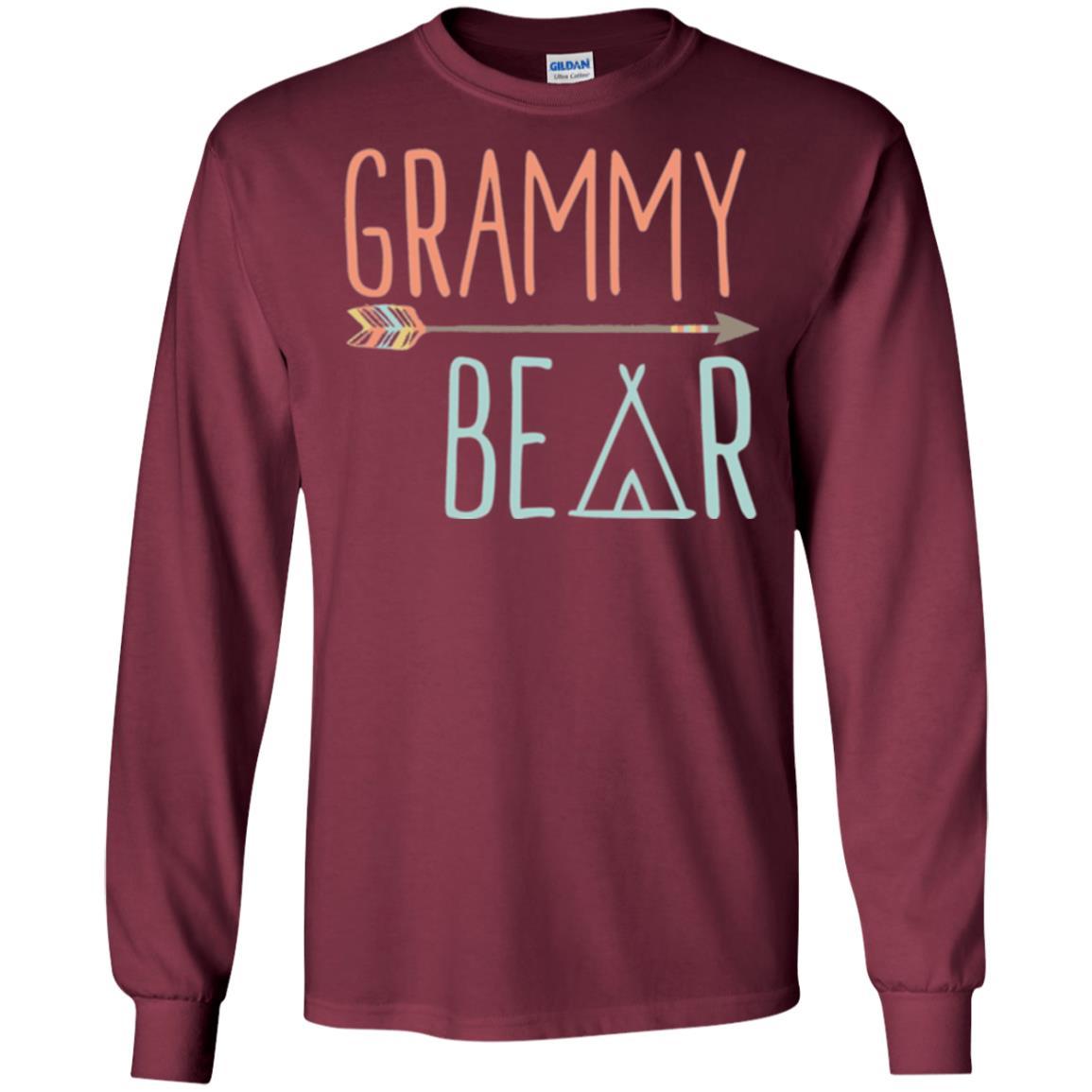 Bear Lover T-shirt Grammy Bear T-shirt Maroon