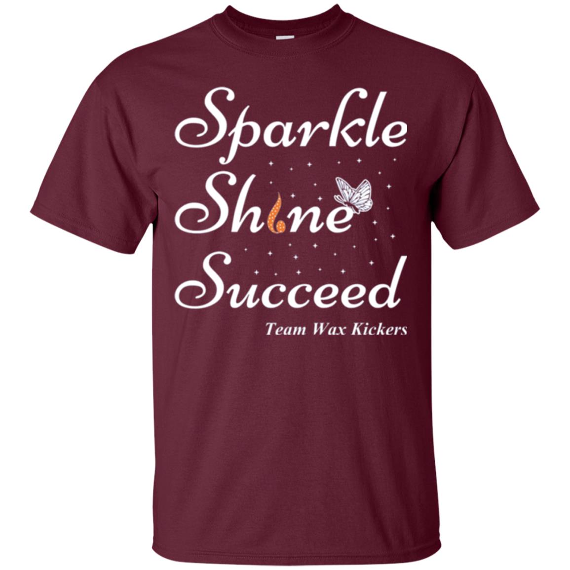Sparkle Shine Succeed T-shirt Maroon
