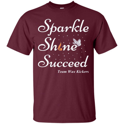 Sparkle Shine Succeed T-shirt Maroon