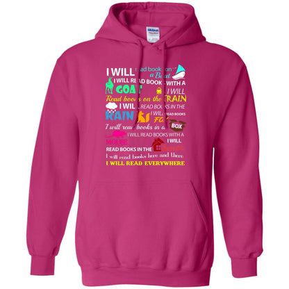 I Will Read Books On A Boat Bookworm T-shirt Heliconia