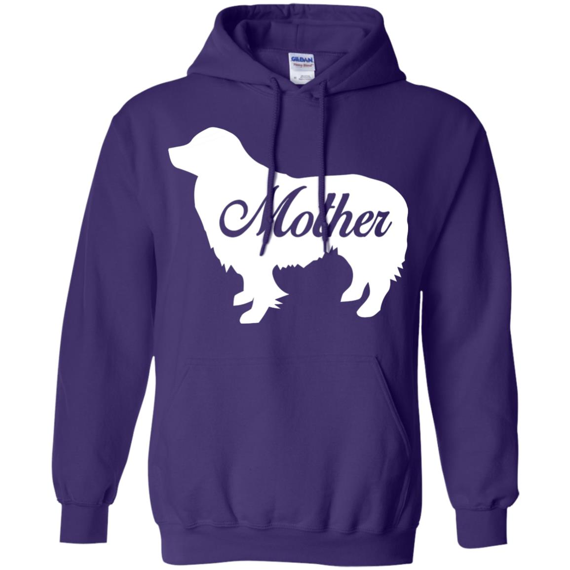 Border Collie Dog Mom T-shirt Purple