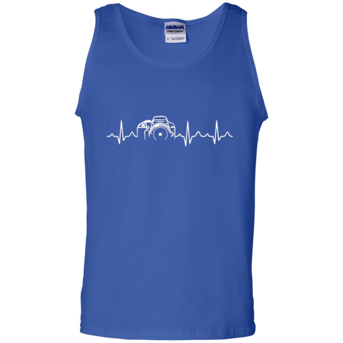 Photographer T Shirt Heartbeat Photography Royal