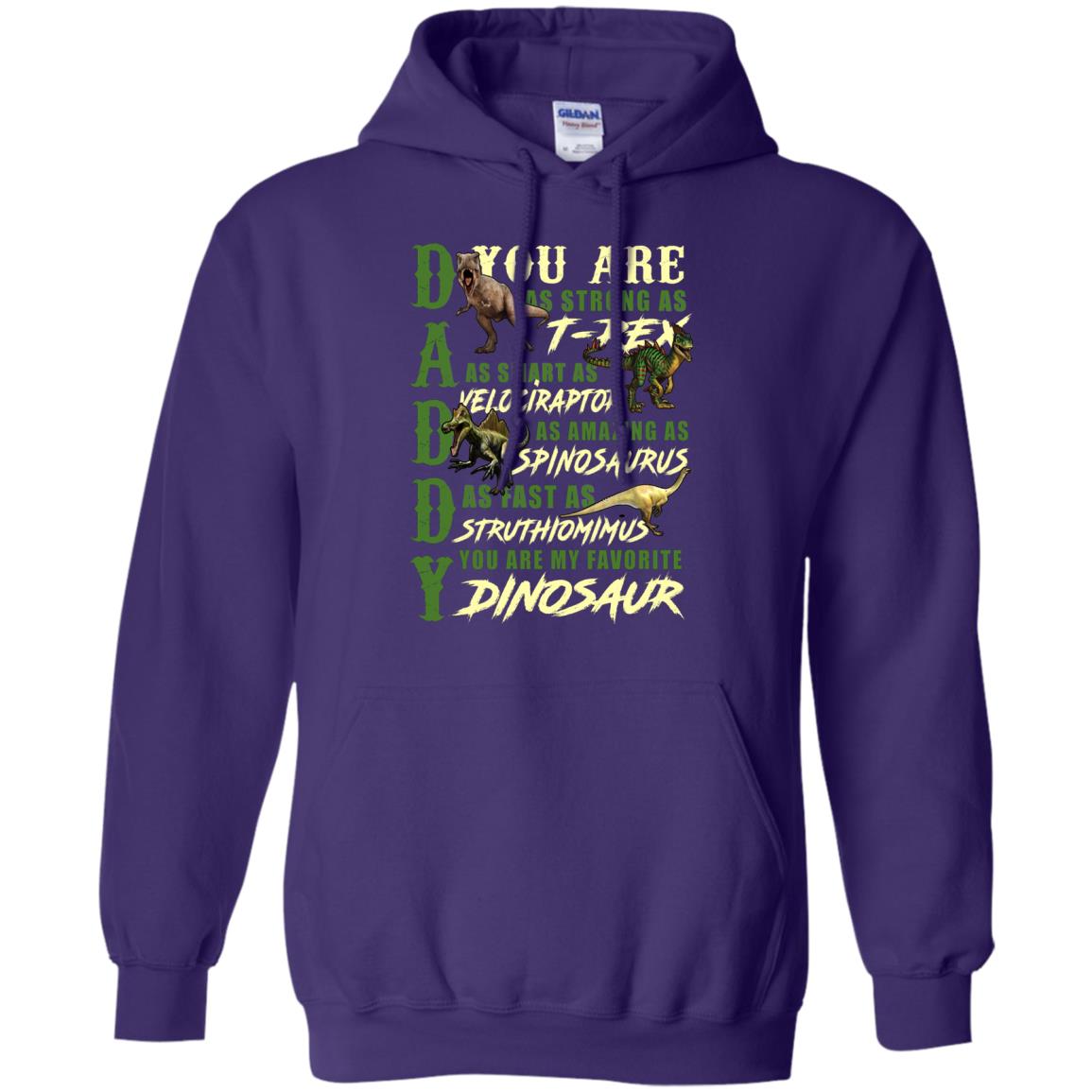 Daddy You Are My Favorite Dinosaur Shirt For Father_s Day Purple