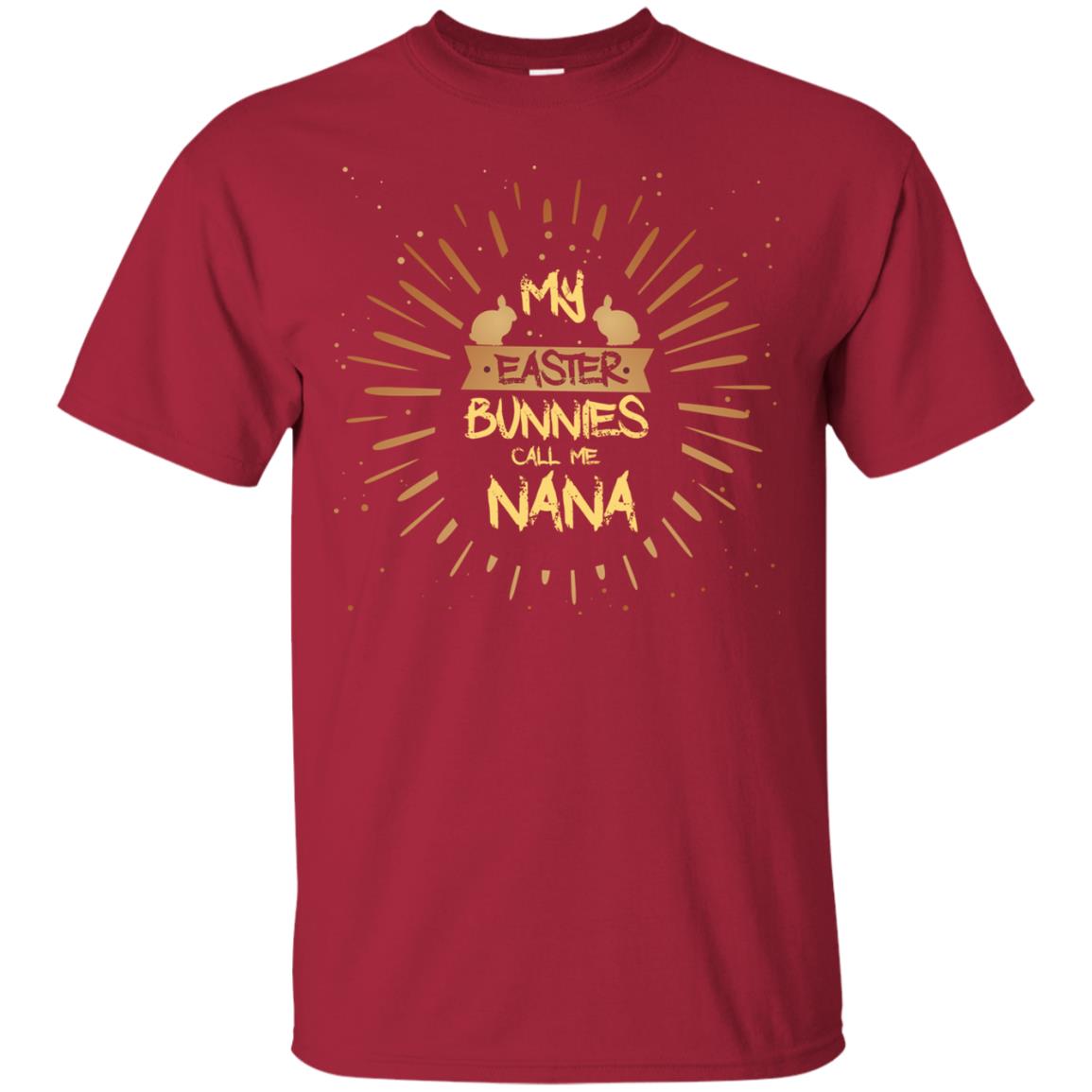 My Easter Bunnies Call Me Nana Funny Easter Shirt For Nana Cardinal