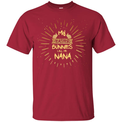 My Easter Bunnies Call Me Nana Funny Easter Shirt For Nana Cardinal