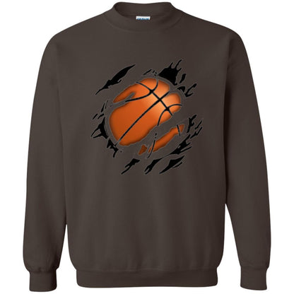 Basketball Lover T-shirt Basketball In Me Dark Chocolate