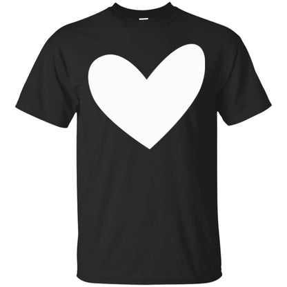 All About Heart T-shirt Cute Heart For Valentine Black