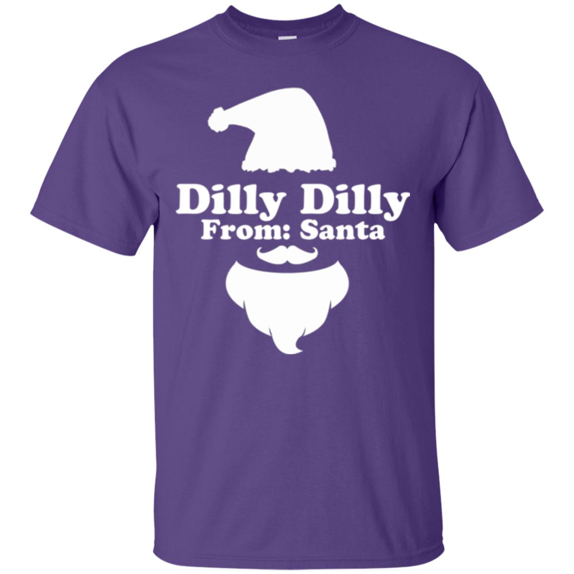 Christmas T-shirt Dilly Dilly From Santa Purple