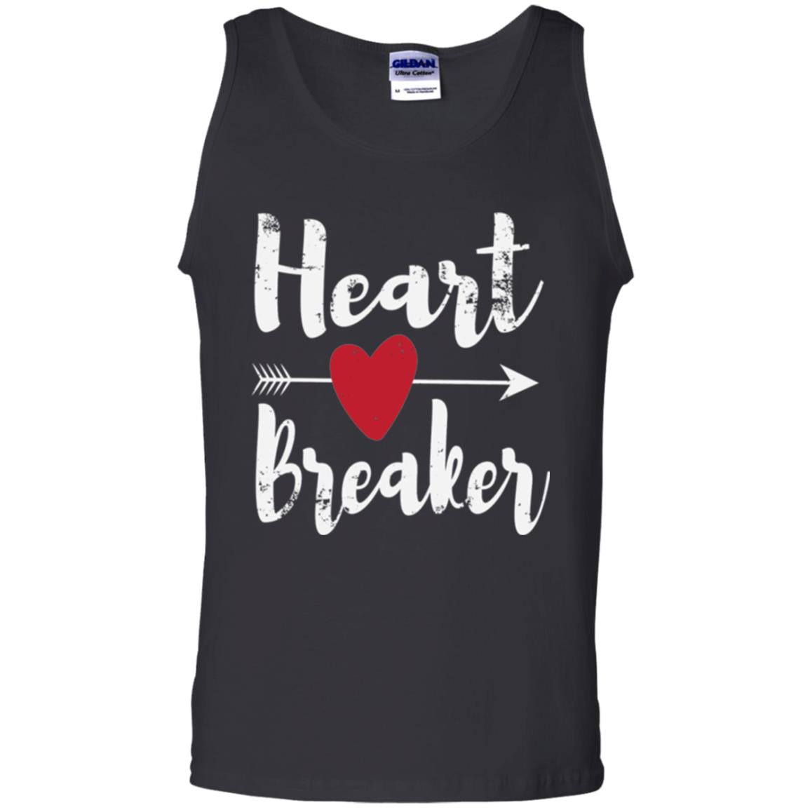 Valentines Day T-shirt Heart Breaker T-shirt Black