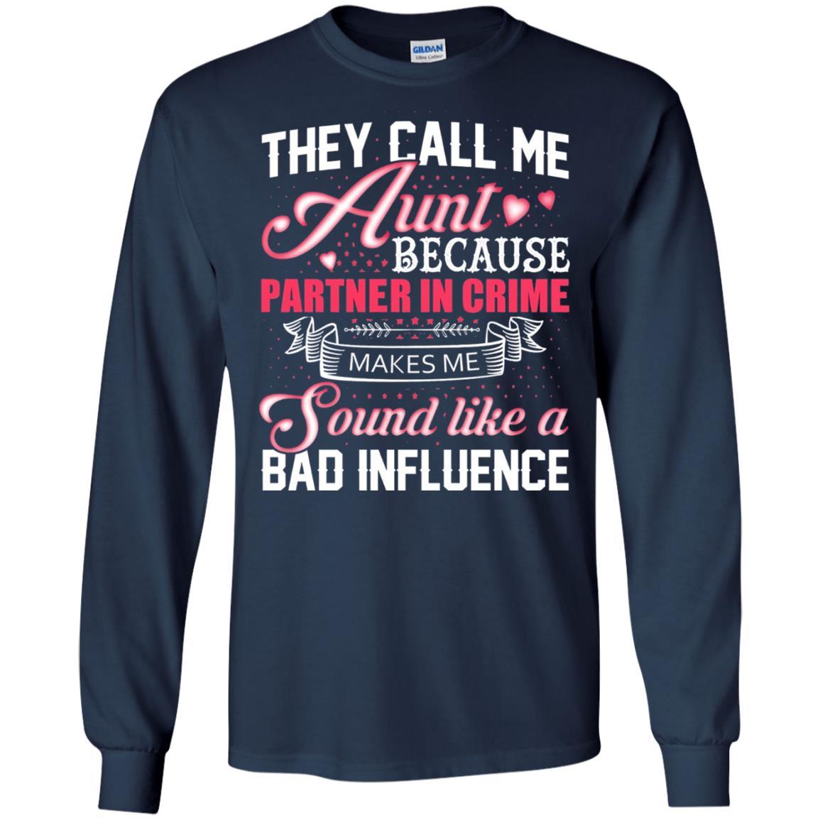 Aunt T-shirt They Call Me Aunt Navy