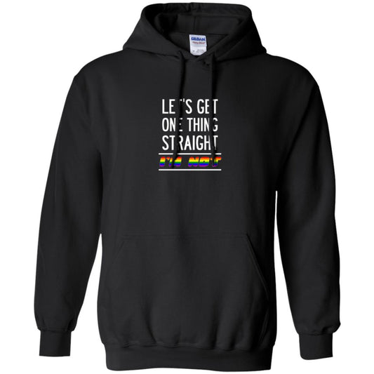 Lgbt T-shirt Let's Get One Thing Straight I'm Not Black