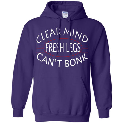 Clear Mind Fresh Legs Can't Bonk Marathon Running Shirt Purple