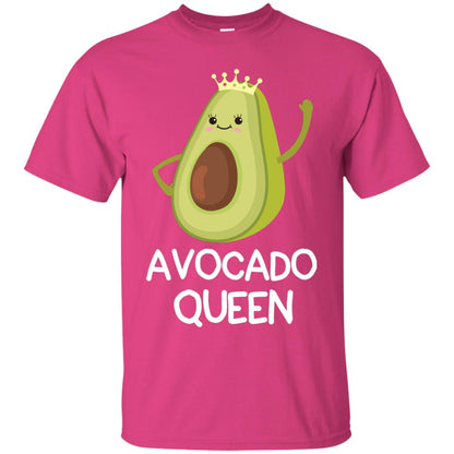Avocado Queen Vegetarian Shirt For Girls Heliconia