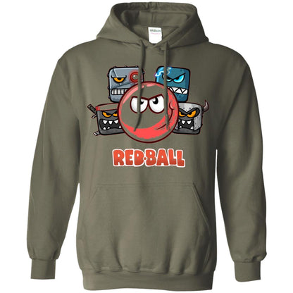 Red Ball 4 The Crew Game Lover T-shirt Military Green