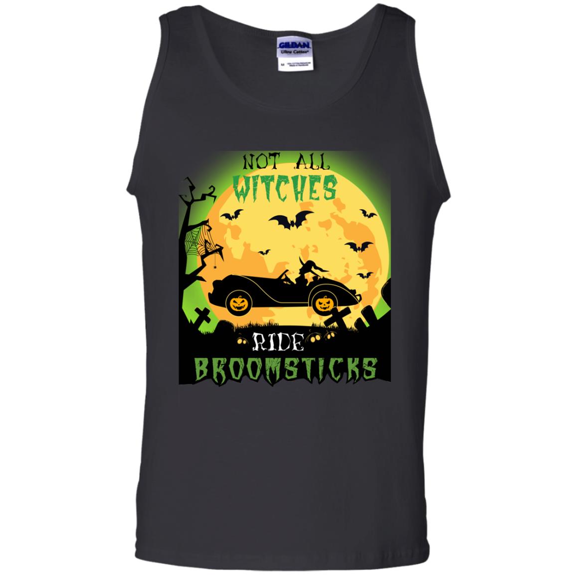 Not All Witches Ride Broomsticks Witches Drive Car Funny Halloween Shirt Black