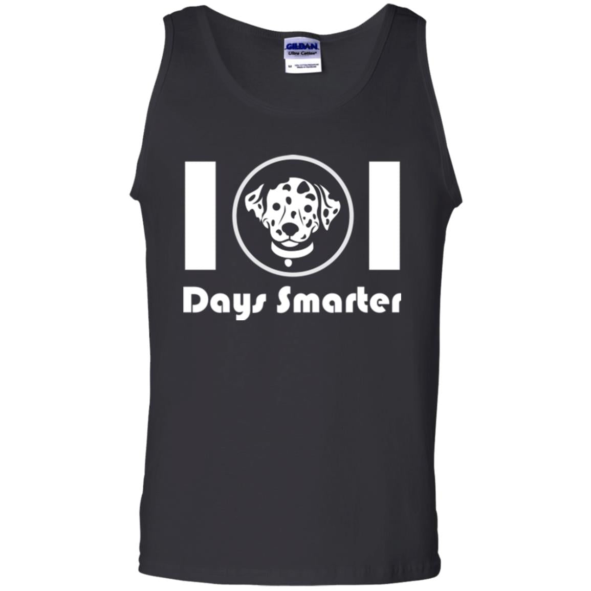 Dog Lovers T-shirt 101 Days Smarter Black